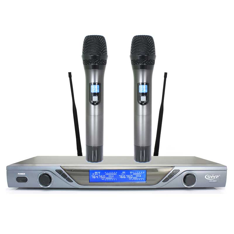 UR-8901 数字导频KTV专用感应一拖二无线麦克风